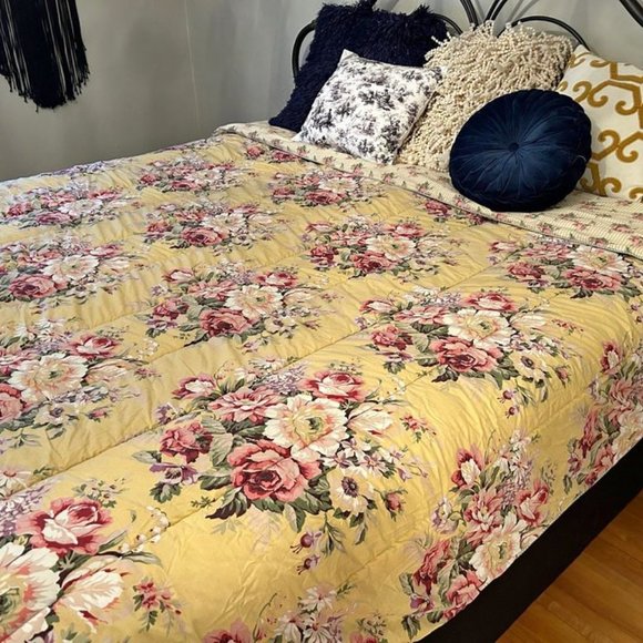 Ralph Lauren Bedding Ralph Lauren King Size Yellow Floral